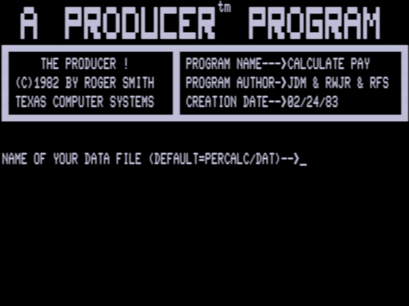 Screen shot